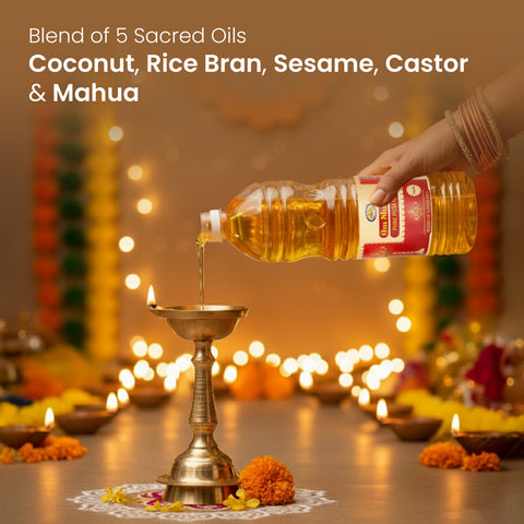 Om Shanthi Navin Pure Puja Oil