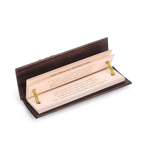Palm Leaf Hanuman Chalisa | Untearable pages | Durable, lightweight and travel friendly|