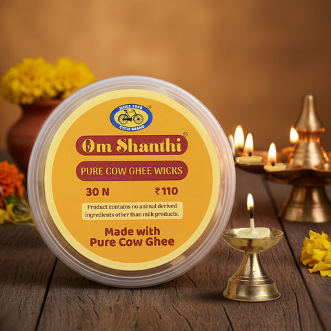 Pure Cow Ghee Wicks (30N)