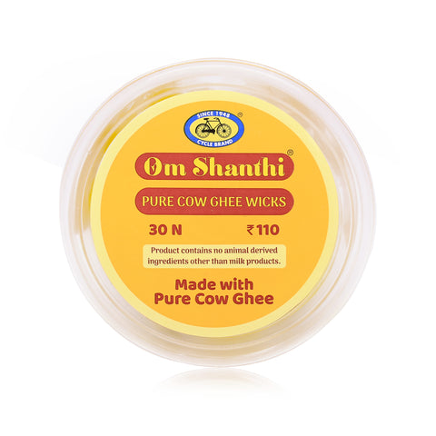 Pure Cow Ghee Wicks (30N)