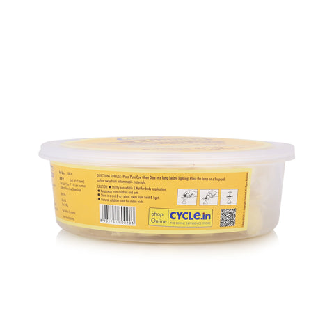 Om Shanthi Cow Ghee Wicks for Puja - Pack of 3