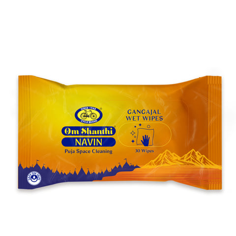 Gangajal Wet Wipes – Instant, Natural & Holy Cleaning for Puja Purity