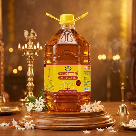 Parijatha Pure Puja Oil - 5 Litre
