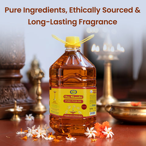 Parijatha Pure Puja Oil - 5 Litre