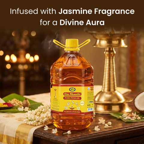Jasmine Pure Puja Oil - 5 Litre