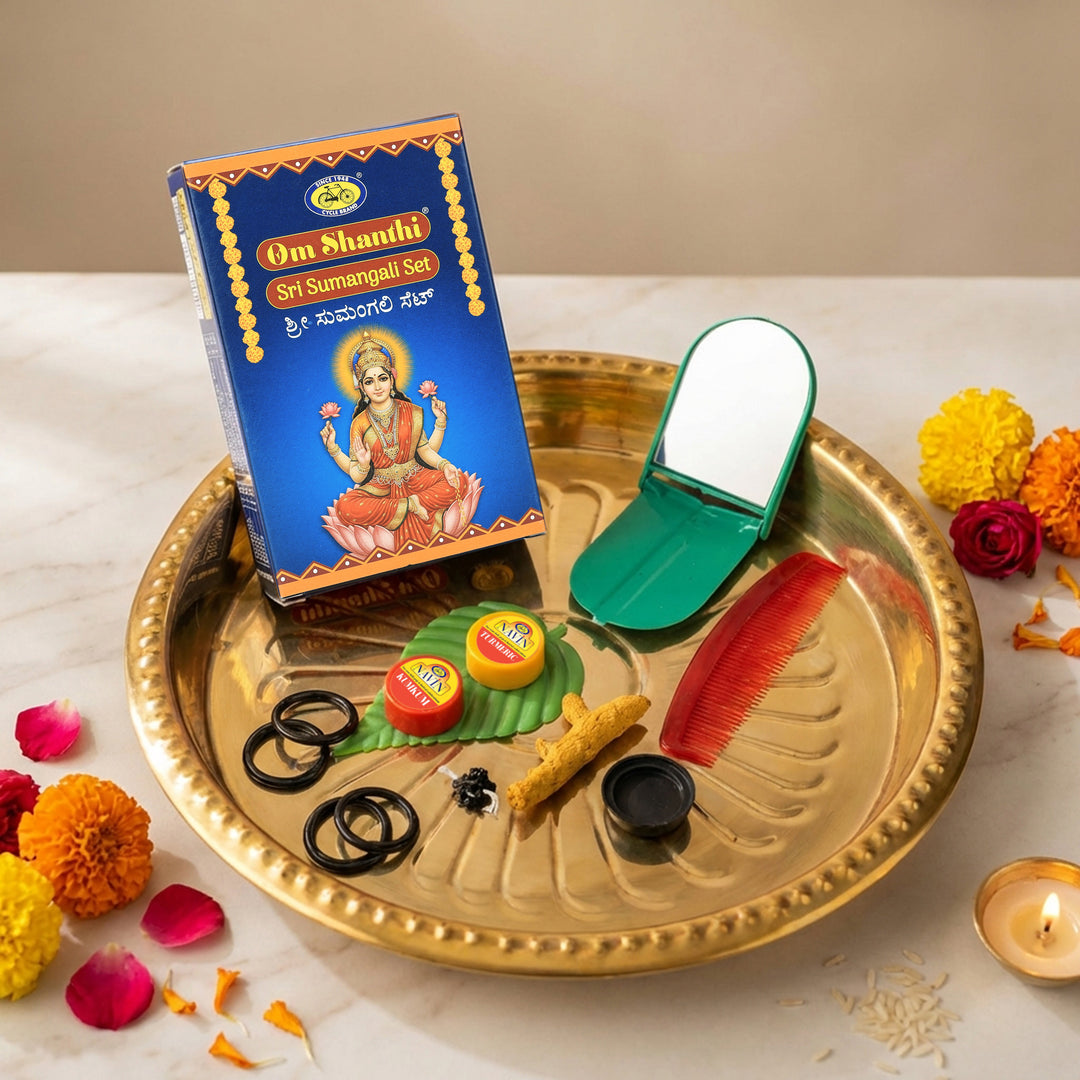 Sumangali Rice Om Shanthi Sumangali Set | Haldi Kumkum Gift Pack – Cycle.in