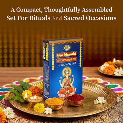 Sri Sumangali Pooja Set – Pack of 3 | Complete Tambulam Kit