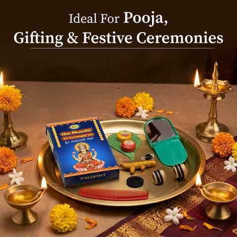 Sri Sumangali Pooja Set – Pack of 3 | Complete Tambulam Kit