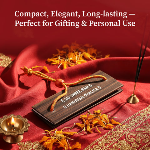 Palm Leaf Motif Hanuman Chalisa | Untearable pages | Durable, lightweight and travel friendly