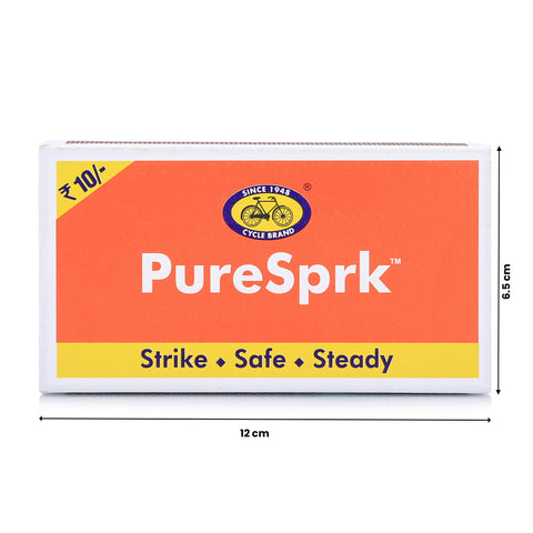 PureSprk Matchbox - 1,075 Sticks | Pack of 5