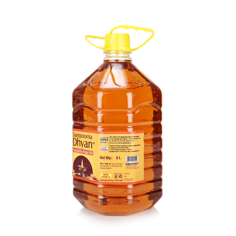 5 ltr Parijatha Puja Oil - Sampoorna Dhyan