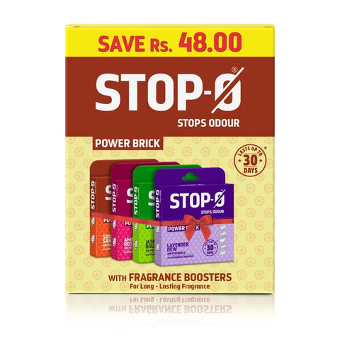 Stop Pack Stop-O 4 in 1 Scented Bricks Pack – Cycle.in
