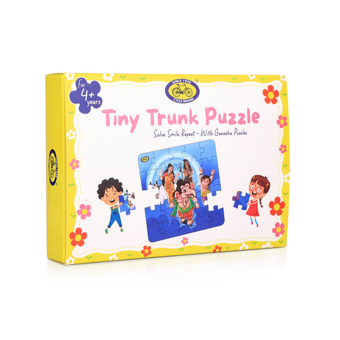 Kids Jigsaw Puzzle - Ganesha with Family | Fun, Focus & Devotion | Tiny Trunk Puzzle