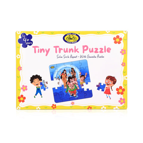 Kids Jigsaw Puzzle - Ganesha with Family | Fun, Focus & Devotion | Tiny Trunk Puzzle