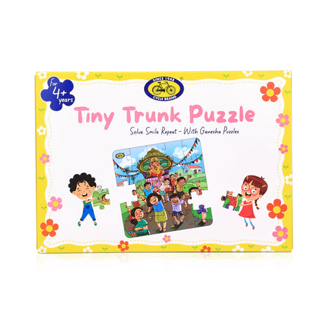 Kids Jigsaw Puzzle - Ganesha with Kids | Fun, Focus & Devotion | Tiny Trunk Puzzle