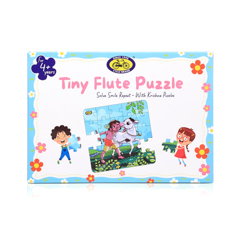 Kids Jigsaw Puzzle - Krishna with Cow | Fun, Focus & Devotion | Tiny Flute Puzzle