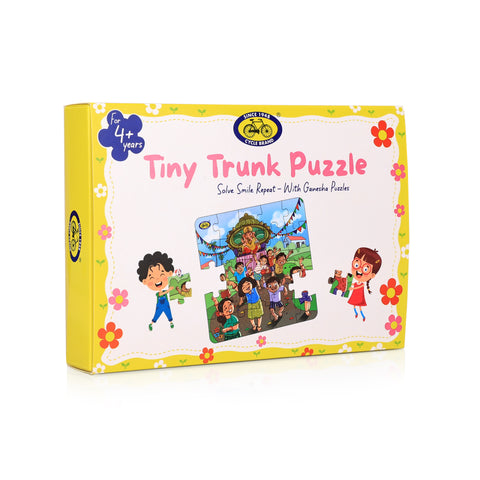 Kids Jigsaw Puzzle - Ganesha with Kids | Fun, Focus & Devotion | Tiny Trunk Puzzle