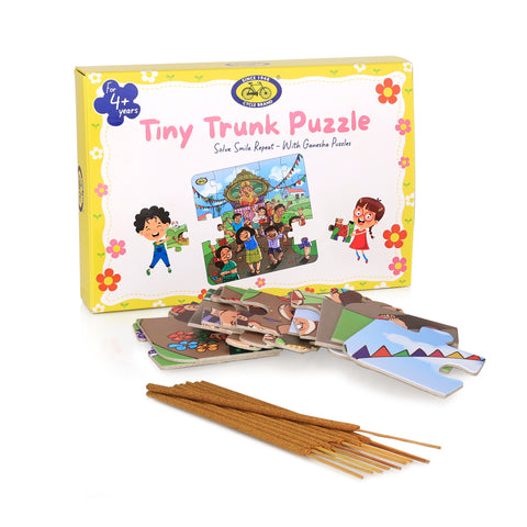 Kids Jigsaw Puzzle - Ganesha with Kids | Fun, Focus & Devotion | Tiny Trunk Puzzle