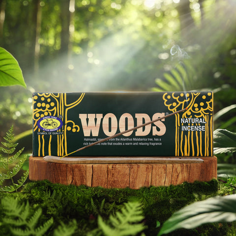 Woods Agarbatti Pack with Free Ash Catcher