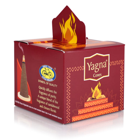 Yagna Cones Combo Pack of 4 (32 Charcoal-free & Bambooless Cones)