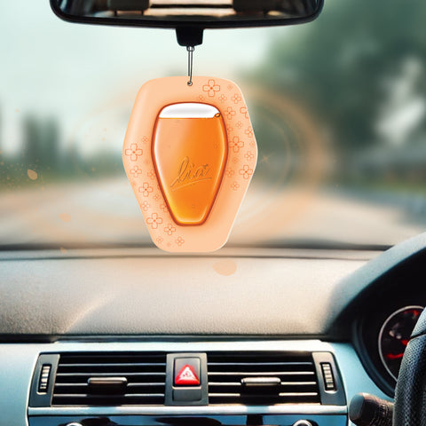 Citrus Sunrise Aroma Tag | Spill-Free Freshness Anywhere