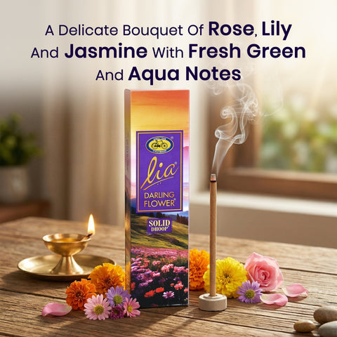 Darling Flower Bambooless Solid Dhoop