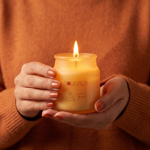 Fire – Sandalwood Scented Yankee Jar Candle | 80g