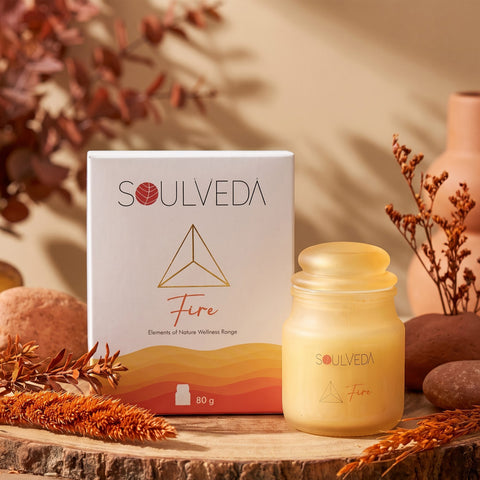 Fire – Sandalwood Scented Jar Candle | 80g