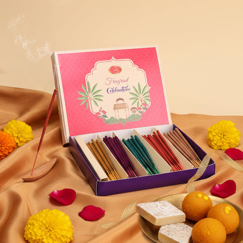 Fragrant Celebrations Gift Box – 5 Colors, 5 Fragrances, 5 Ways to Celebrate