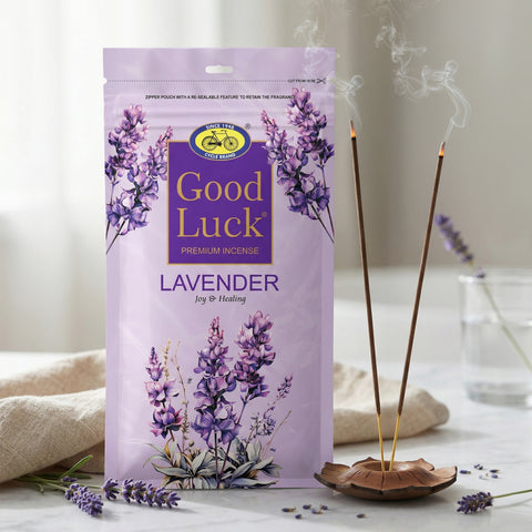 Good Luck Lavender – Calming Premium Incense Sticks for Relaxation
