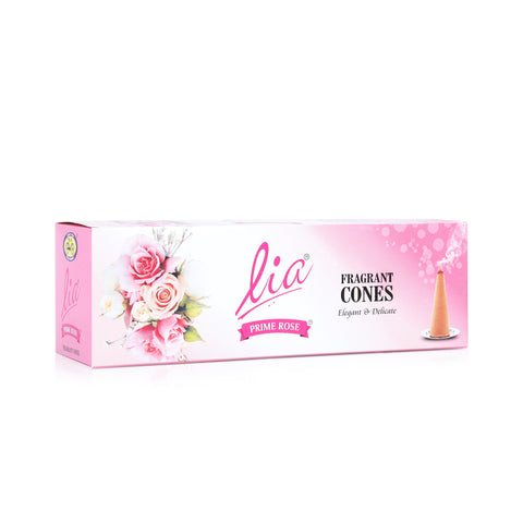 Lia Fragrant Cones - Prime Rose (Charcoal-free & Bambooless)