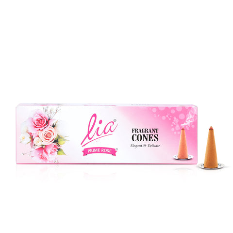 Lia Fragrant Cones - Prime Rose (Charcoal-free & Bambooless)