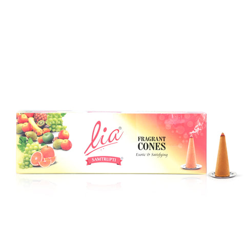 Lia Fragrant Cones - Samtrupti (Charcoal-free & Bambooless)