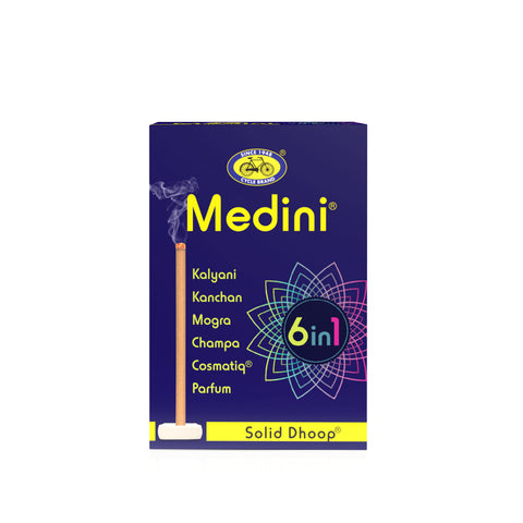 Medini 6 in 1 Premium Bambooless Solid Dhoop
