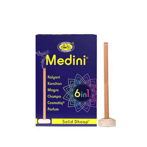 Medini 6 in 1 Premium Bambooless Solid Dhoop