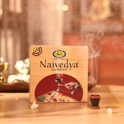 Naivedya Cup Sambrani Combo Pack of 6 (15 N per pack)