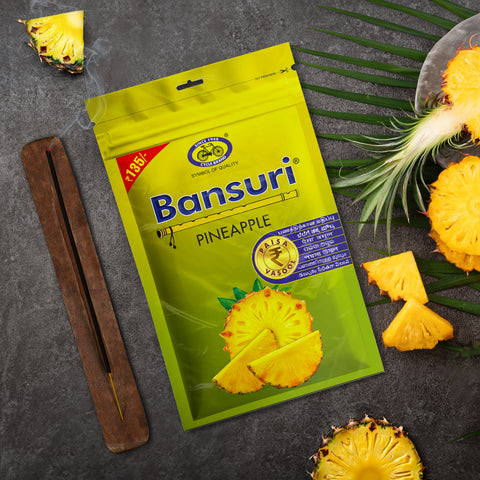 Bansuri Pineapple Agarbatti - 120gm