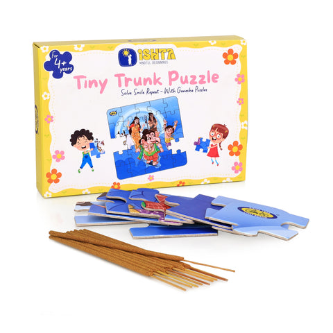 Kids Jigsaw Puzzle - Ganesha with Family | Fun, Focus & Devotion | Tiny Trunk Puzzle