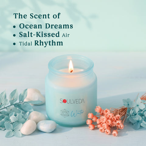 Soulveda Water Ocean Dream Scented Jar Candle 80 g